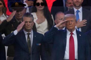 7 mil militares y 150 vehículos: comienza desfile de Trump en medio de protestas