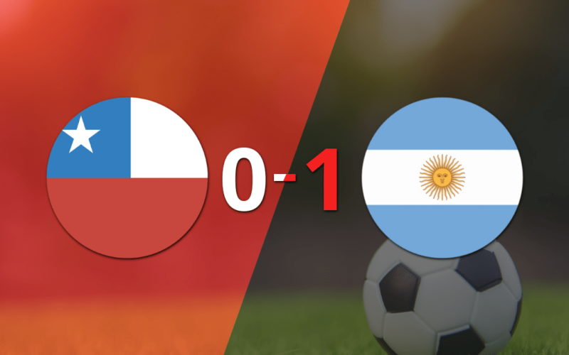 Argentina logró la victoria por 1 a 0 ante Chile
