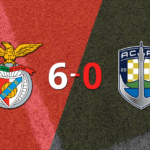 Benfica se impone con un marcador 6-0, con dobletes de Leandro Barreiro y Ángel Di María