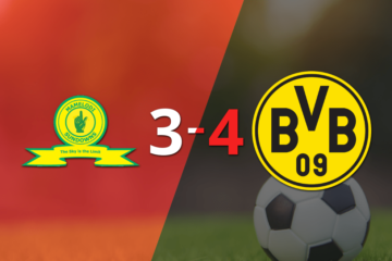 Feria de goles en el triunfo de Borussia Dortmund sobre Mamelodi Sundowns