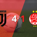 Goleada de Juventus a Wydad Casablanca con doblete de Kenan Yildiz incluído