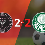 Palmeiras logró un agónico empate ante Inter Miami