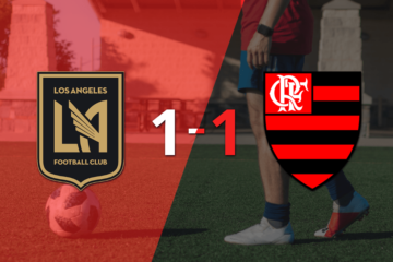 Empate agónico de Flamengo ante Los Angeles FC con un decisivo gol de Wallace Yan