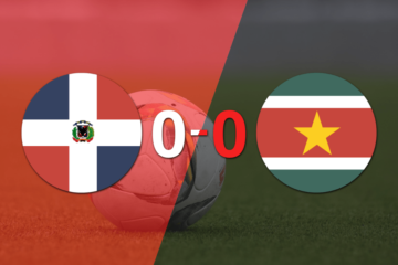 Rep. Dominicana y Surinam igualaron sin goles en el marcador