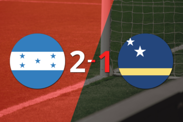 Honduras logró una victoria con gol agónico por 2 a 1 frente a Curazao