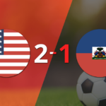Haití fue relegado por Estados Unidos en una derrota por 2-1