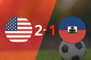 Haití fue relegado por Estados Unidos en una derrota por 2-1