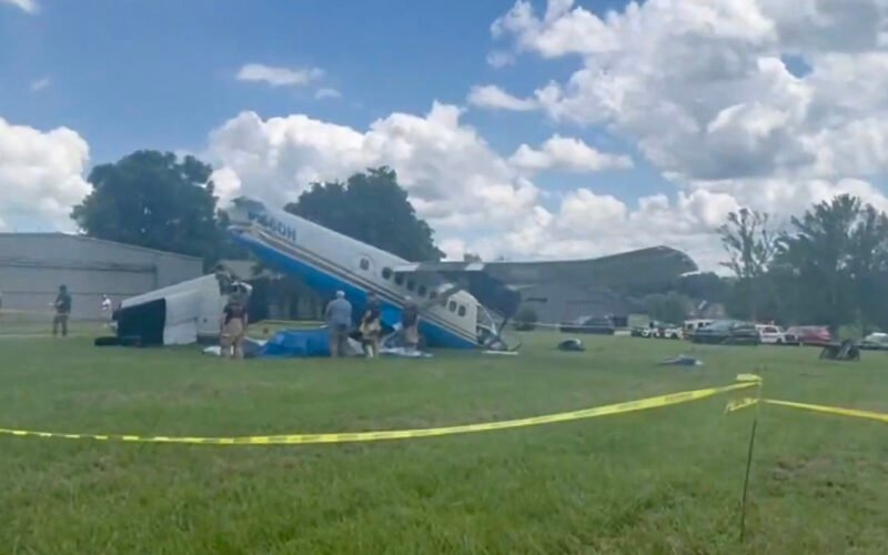Una aeronave con hasta 20 personas a bordo se estrella en Tennessee (EE.UU.)