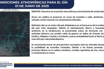 Clima en Guatemala: acercamiento de onda tropical producirá lluvias con tormenta en varias regiones
