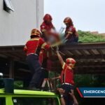 Pintor sobrevive a caída desde el quinto piso en edificio de la zona 10
