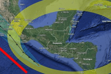 Depresión tropical Cinco-E se fortalece a la tormenta Erick y estos podrían ser sus efectos en Guatemala