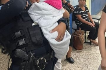 PNC rescata a bebé abandonado entre matorrales de una zona boscosa de Chiquimula