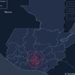 Mapa de temblores en Guatemala: dónde se han registrado los sismos del 8 y 9 de julio