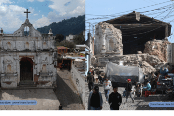 El Calvario de Santa María de Jesús: el templo colonial que cayó tras los temblores de julio 2025 en Guatemala