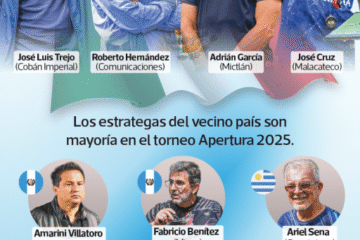 Liga Nacional | Técnicos mexicanos dominan el Torneo Apertura 2025; solo dos guatemaltecos figuran en el listado