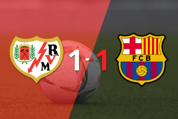 Rayo Vallecano y Barcelona igualaron 1 a 1