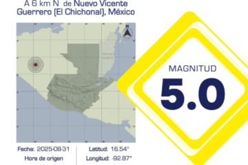 Sismo de magnitud 5 se registró en México la tarde de este domingo