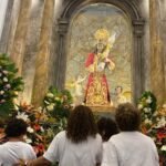 Angélica María y Angélica Vale visitan la Parroquia de Nuestra Señora de Candelaria en Guatemala